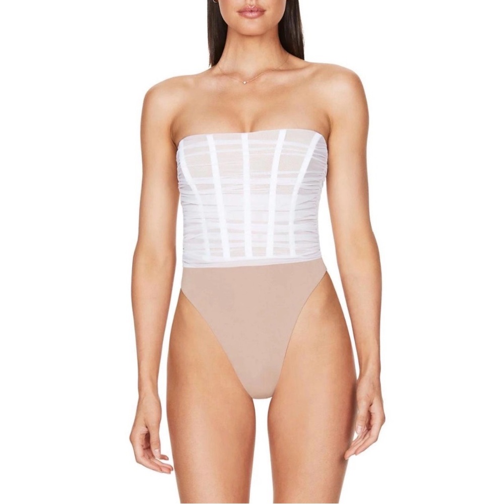 Nookie Eden White Bodysuit small $265